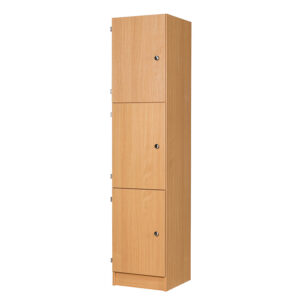 Secondary Three Door Locker - 180mm High