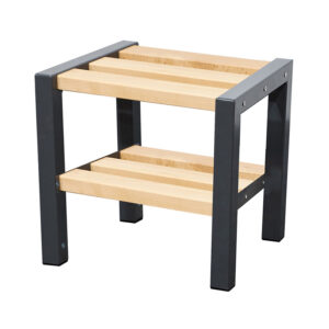 Single Sided Cloakroom Bench with Shoe Rack – 600mm Wide