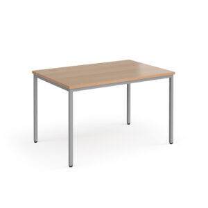Spiral Stacking Flexi Meeting Table with Silver Frame - 1200mm x 800mm