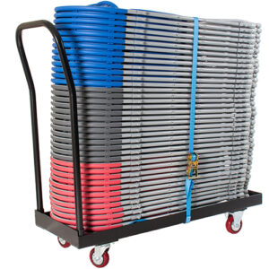 The Elite Exam Chair Flatbed Storage Trolley