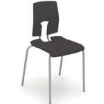 The-SE-Perfect-Posture-Classroom-Stacking-Chair-260mm-High-Ebony-Nobis-Education-Furniture