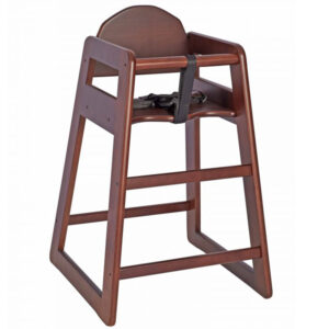 Vana Wooden Stackable Baby High Chair Walnut