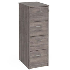 Wooden 4 Drawer Filing Cabinet - 1360mm High