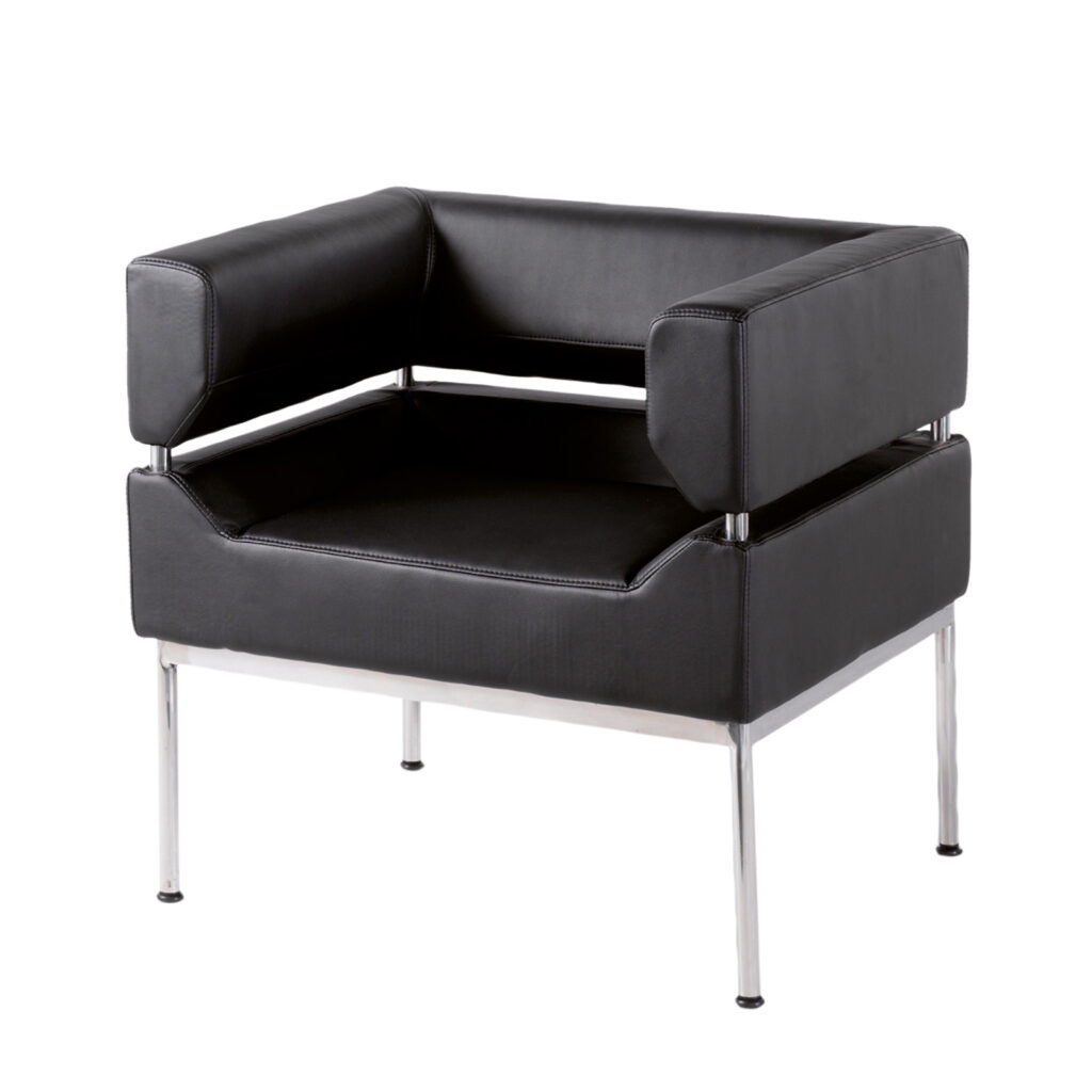 Cairo Single Seater Reception Chair - 720mm Wide