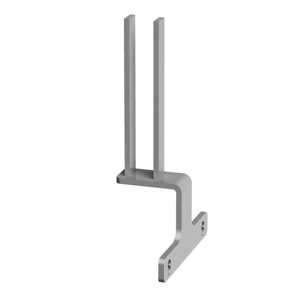 Intermediate screen bracket for Adapt and Fuze desks