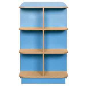KubbyClass D-End Cap Library Bookcase - 1250mm High