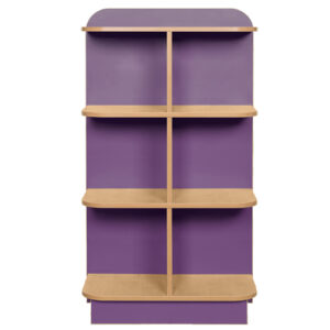 KubbyClass D-End Cap Library Bookcase - 1000mm High