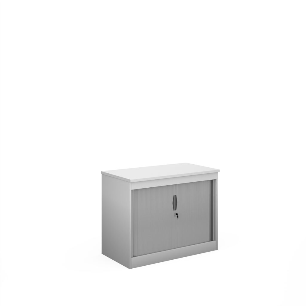 Systems Horizontal Tambour Door Cupboard - 800mm High
