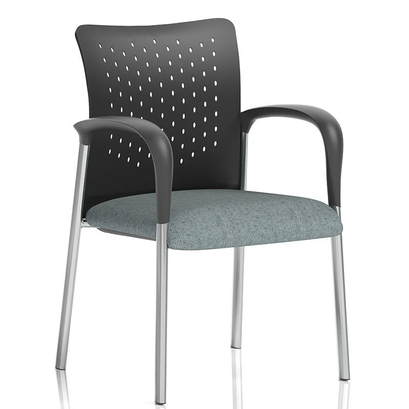 Academy School Reception Rivet Tensile Chair - Chrome Frame With Arms