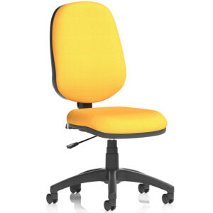 Eclipse Plus I Medium Back Operator Chair – Armless with Custom Colour