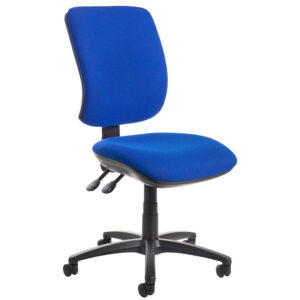 Senza High-Back Fabric Operator Chair – No Arms