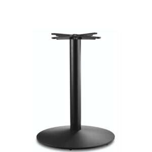Large Dome Black Cast Iron Table Base – Commercial Grade