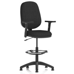Eclipse Plus I Lever Draughtsman Chair With Footring and Adjustable Arms